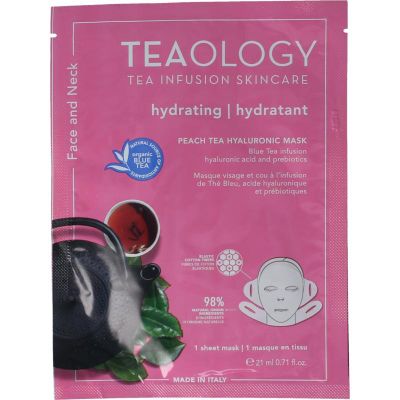 Teaology Peach tea masker hyaluronic 21 Milliliter - Reiniging