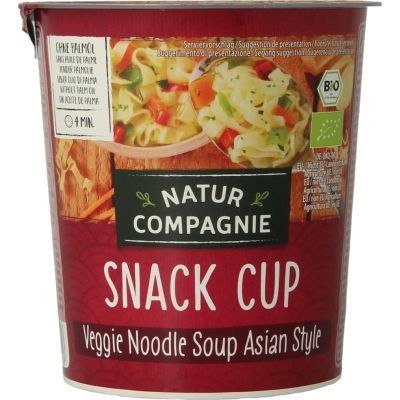 Natur Compagnie Cupnoodles Asia vegetable 55 gram - Soep