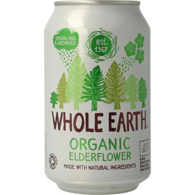 Whole Earth Sparkling elderflower bio