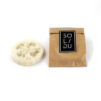 Solidu Shampoo/soap holder compostable loofah