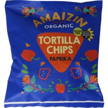 Foto van Amaizin Corn chips bio paprika