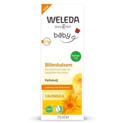 Weleda Calendula billenbalsem parfumvrij 75 milliliter - Babyverzorging