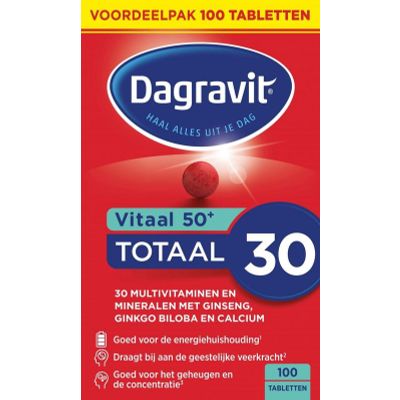 Dagravit Vitaal 50+ 100 tabletten - Vitamine multi