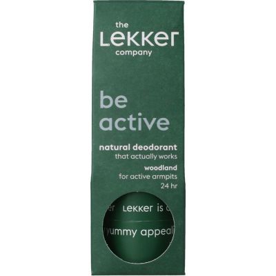 Lekker Company Natuurlijke deodorant woodland Lekker Company Natuurlijke deodorant woodland 30 gram - Deodorant