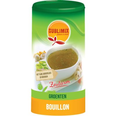 Sublimix Groentebouillon zoutarm glutenvrij