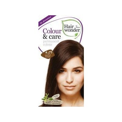 Hairwonder Colour & Care 4.03 mocca brown Hairwonder Colour & Care 4.03 mocca brown 100 milliliter - Haarkleuring