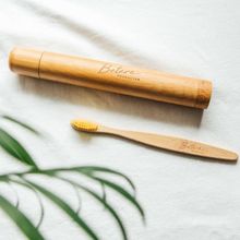 Foto van Betereproducten Bamboe tandenborstelhouder