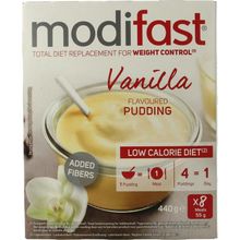 Foto van Modifast Intensive pudding vanilla 8 zakjes