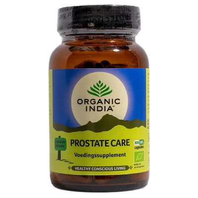 Organic India Prostate care bio 90 capsules - Overige vitaminen/mineralen