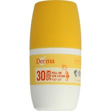 Foto van Derma Kids sun roll on SPF30