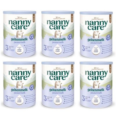 Nannycare 3 peutermelk 6x800 gram 6 pack - 