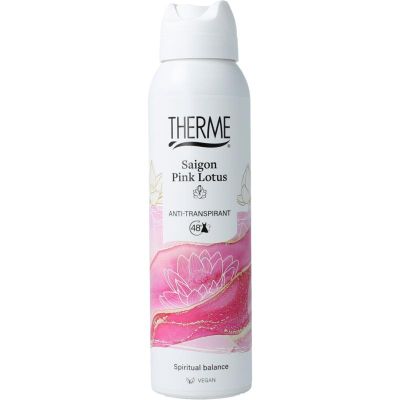 Therme Saigon pink lotus anti transpirant 150 Milliliter - Deodorant