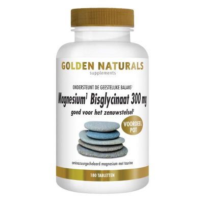 Golden Naturals Magnesium bisglycinaat 300mg