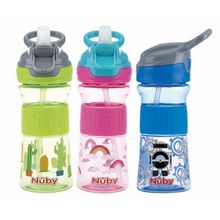 Foto van Nuby Flip it beker zachte tuit 360 ml 3 jr+