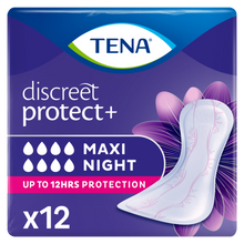 Foto van TENA Discreet Maxi Night