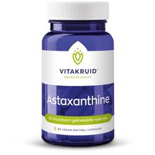 Vitakruid Astaxanthine vegan uit duurzaam gekweekte alg Foto van Vitakruid Astaxanthine vegan uit duurzaam gekweekte alg
