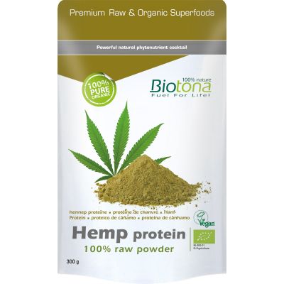 Biotona Hemp raw protein powder bio