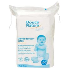 Foto van Douce Nature Baby wattenvierkantjes bio