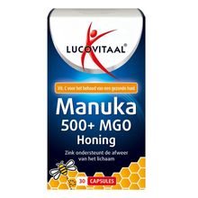 Lucovitaal Manuka honing zink capsules Foto van Lucovitaal Manuka honing zink capsules