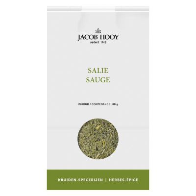 Salie gesneden (geel zakje) Salie gesneden (geel zakje) 80 gram - Kruiden