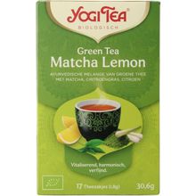 Foto van Yogi Tea Green tea matcha lemon