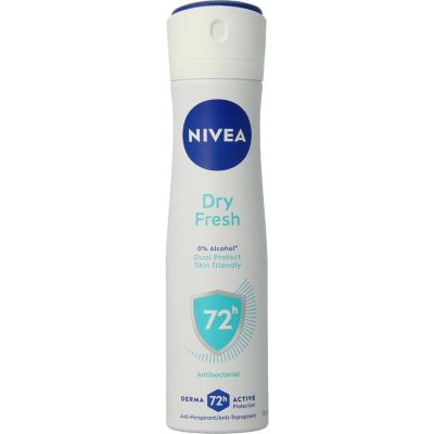 Foto van Nivea Deodorant spray fresh anti transpirant