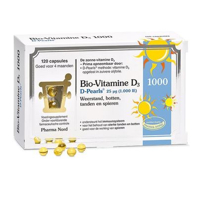Foto van Pharma Nord Bio vitamine D3 25 mcg 1000IE
