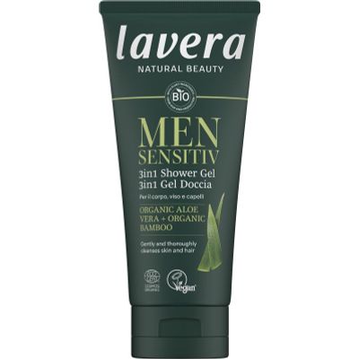 Lavera Men sensitiv 3-in-1 shower gel bio 200 Milliliter - Bad/douche