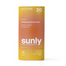 Foto van Attitude Sunly zonnebrandstick SPF30 tropisch