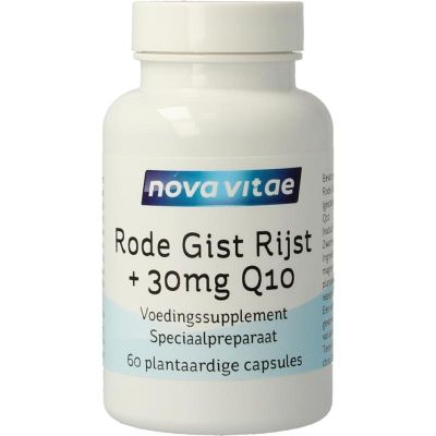 Nova Vitae Rode gist rijst + 30mg Q10