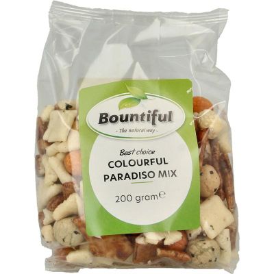 Bountiful Colourful paradiso mix Bountiful Colourful paradiso mix 200 gram - Zoutjes/chips