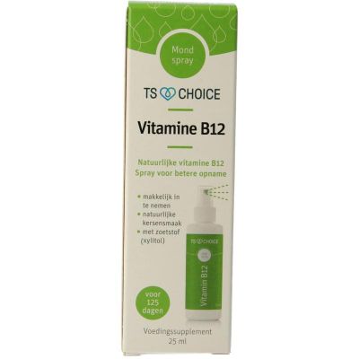 Best Choice Vitaminespray vitamine B12 25 Milliliter - Vitamine enkel