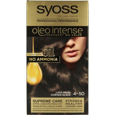 Syoss Color Oleo Intense 4-50 IJzig bruin haarverf 1 set - Haarkleuring