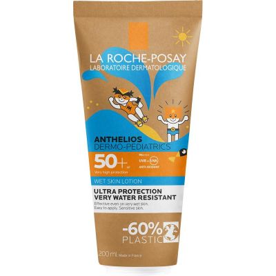 La Roche Posay Anthelios wetskin kind SPF50 200 Milliliter - In de zon