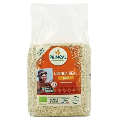 Primeal Quinoa wit real bio Primeal Quinoa wit real bio 1 kilogram - Overig reform/levensmiddelen