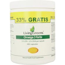 Foto van Livinggreens omega 3 forte voordeel verpakk