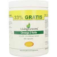Livinggreens omega 3 forte voordeel verpakk