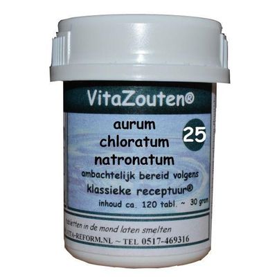 Foto van Aurum chlor. natronatum VitaZout Nr. 25