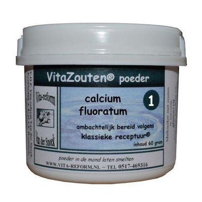 Calcium fluoratum poeder Nr. 01 Foto van Calcium fluoratum poeder Nr. 01