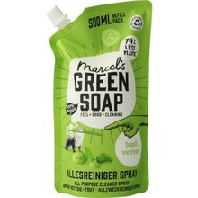 Foto van Marcel's GR Soap Allesreiniger spray basilicum & vertivert gras nav