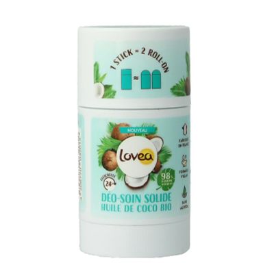 Lovea Solid deo care coconut oil organic Lovea Solid deo care coconut oil organic 50 gram - Deodorant