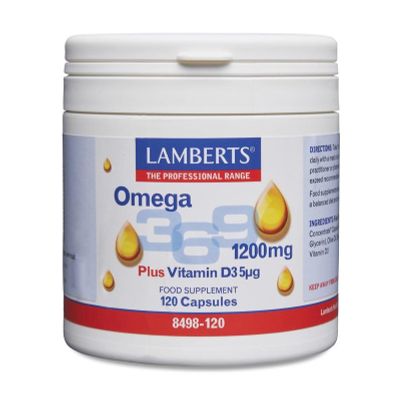 Lamberts Visolie Omega 3 6 9 120 capsules - Vetzuren