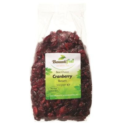 Bountiful Cranberry bessen 500 gram - Overig reform/levensmiddelen