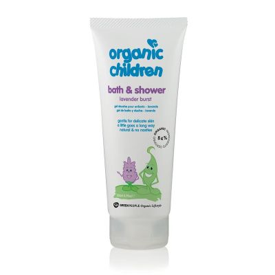 Green People Organic children bath & shower lavender burst