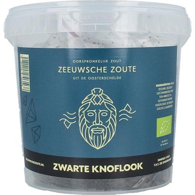 Zeeuwsche Zoute Zout met zwarte knoflook 1 kilogram - Voeding