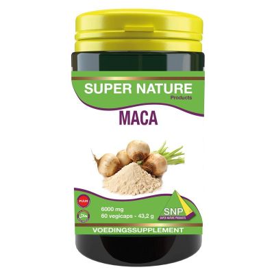 SNP Maca 6000 mg puur 60 capsules - Fytotherapie