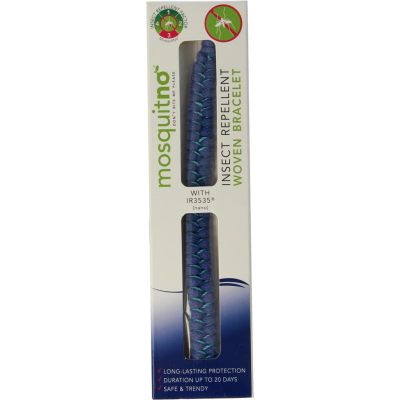 Mosquitno Insect repellent bracelet woven Mosquitno Insect repellent bracelet woven 1 stuk - Insectenbeten