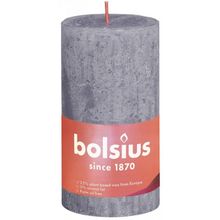 Foto van Bolsius Rustiek stompkaars shine 130/68 frosted lavender