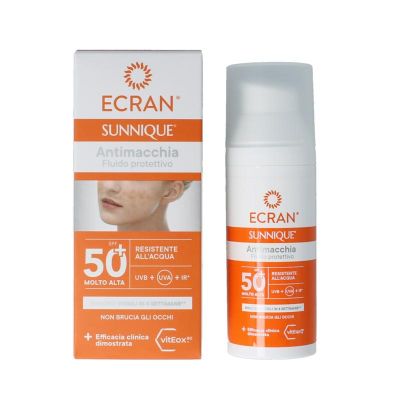 Ecran Sunique facial anti vlekken SPF50 50 Milliliter - In de zon