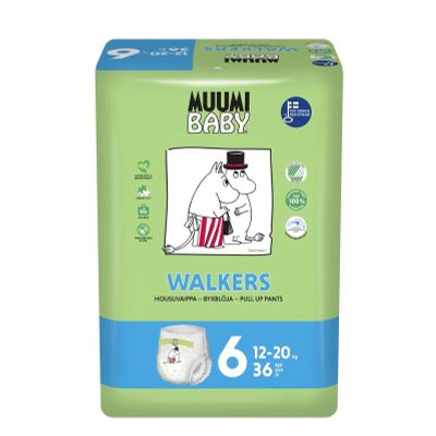 Muumi Baby Ecologische luierbroekjes maat 6 junior 12-20 kg